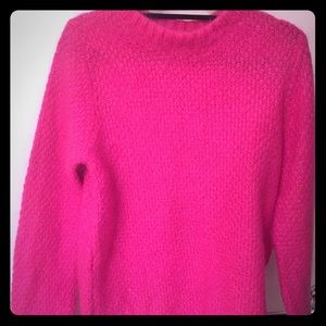 & Other Stories hot pink wool blend sweater